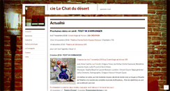 Desktop Screenshot of lechatdudesert.com