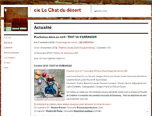 Tablet Screenshot of lechatdudesert.com